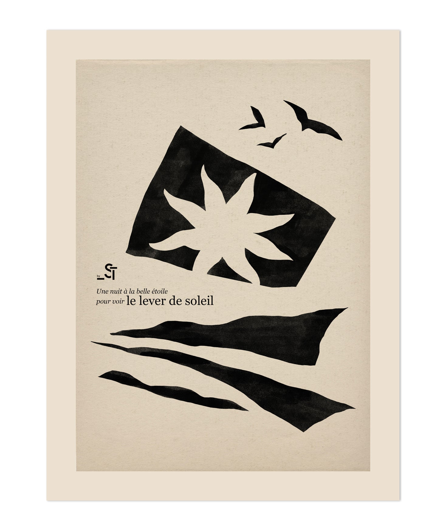 'Le lever de soleil' Art Print