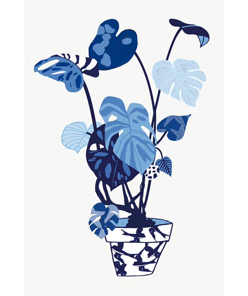 'Monstera Deliciosa' Art Print