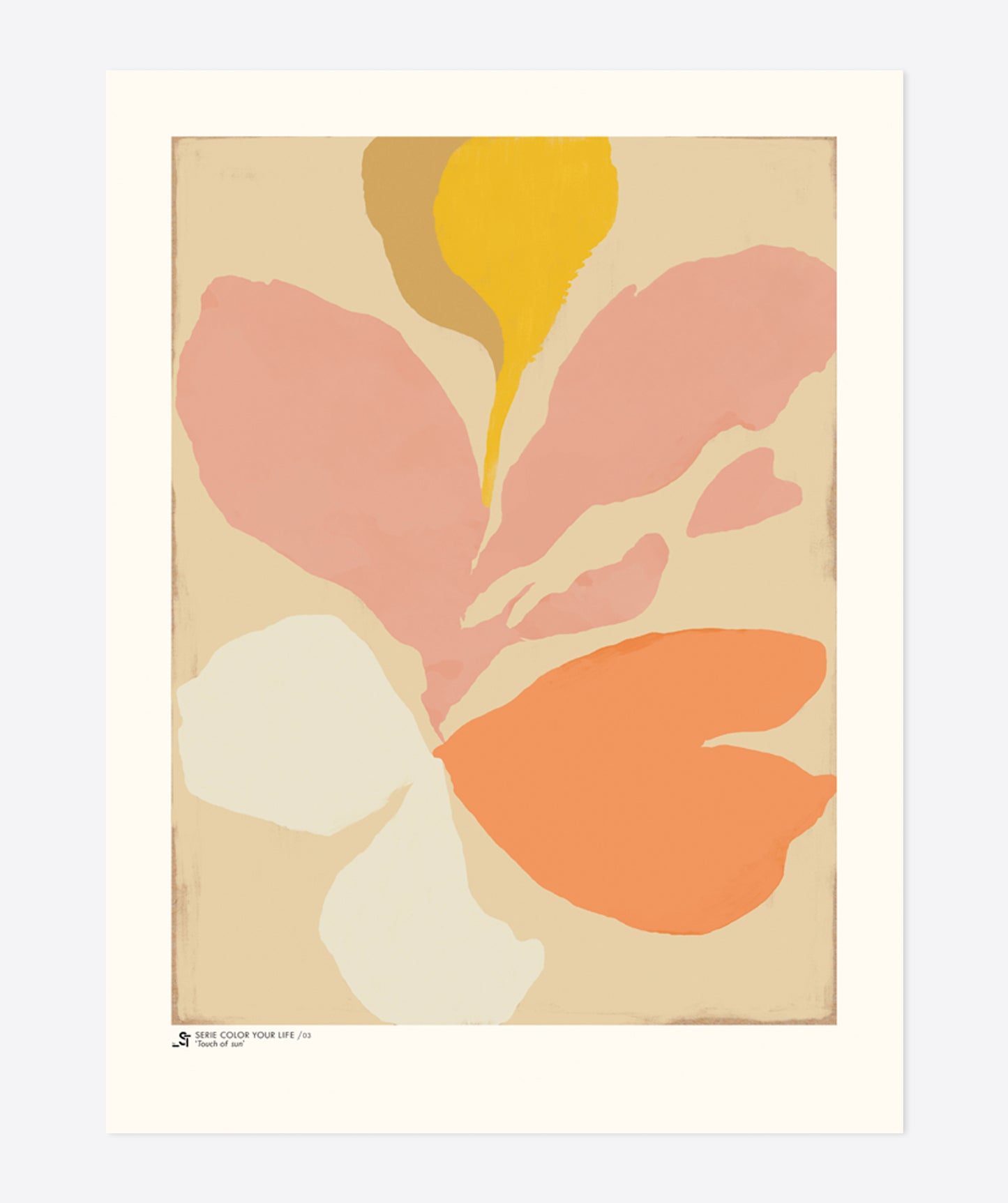 'Touch of sun' Art print