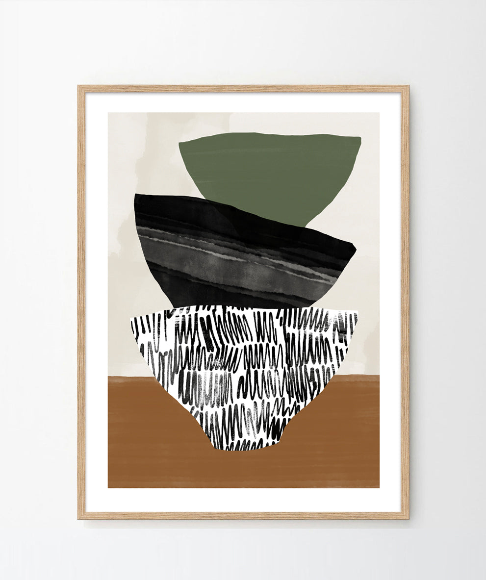 'Bowls' Art Print