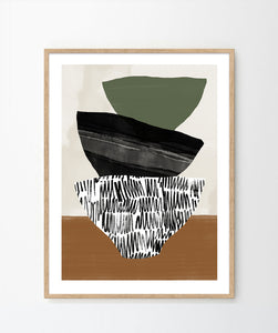 'Bowls' Art Print