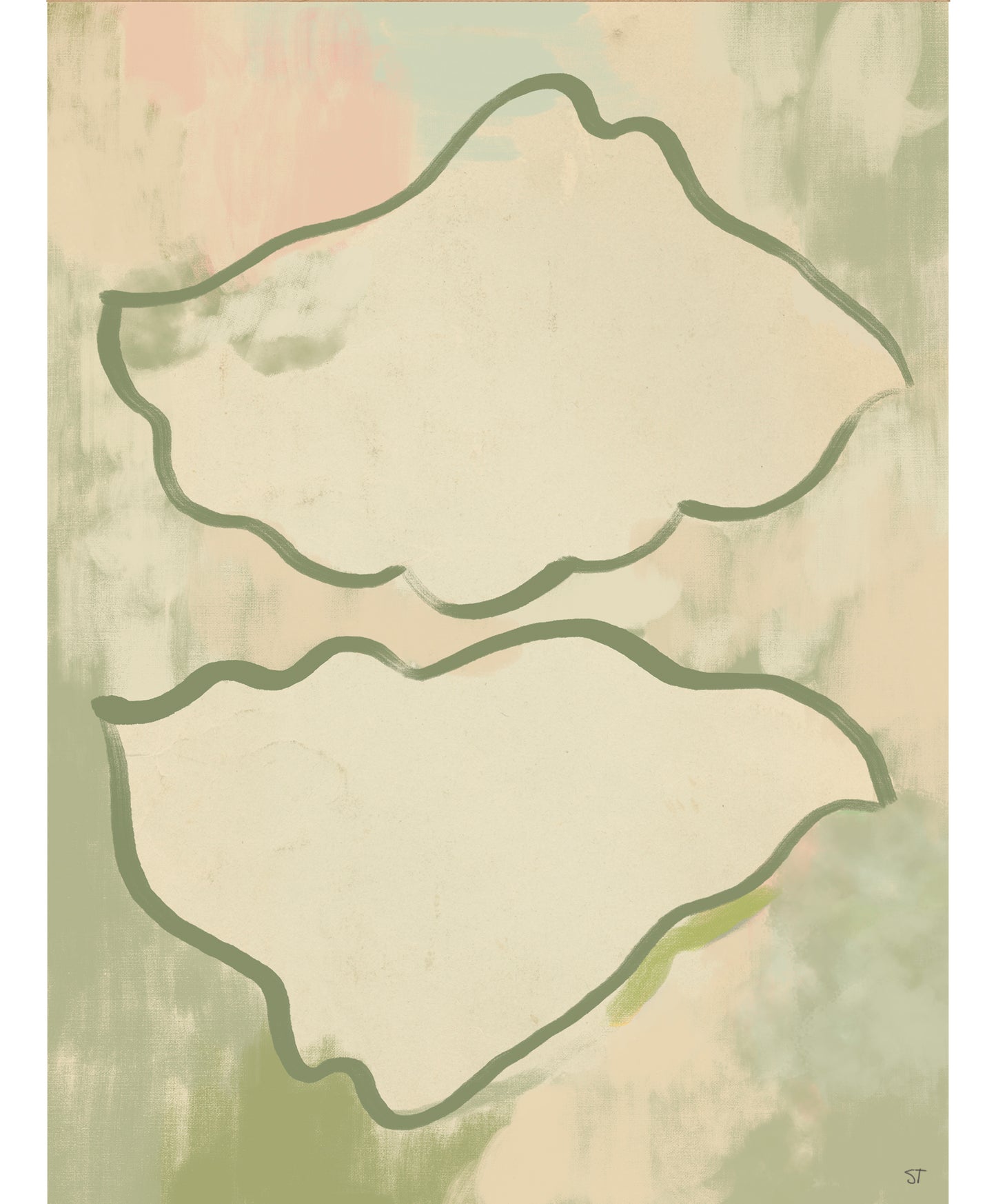 'Dans la nature' Art Print