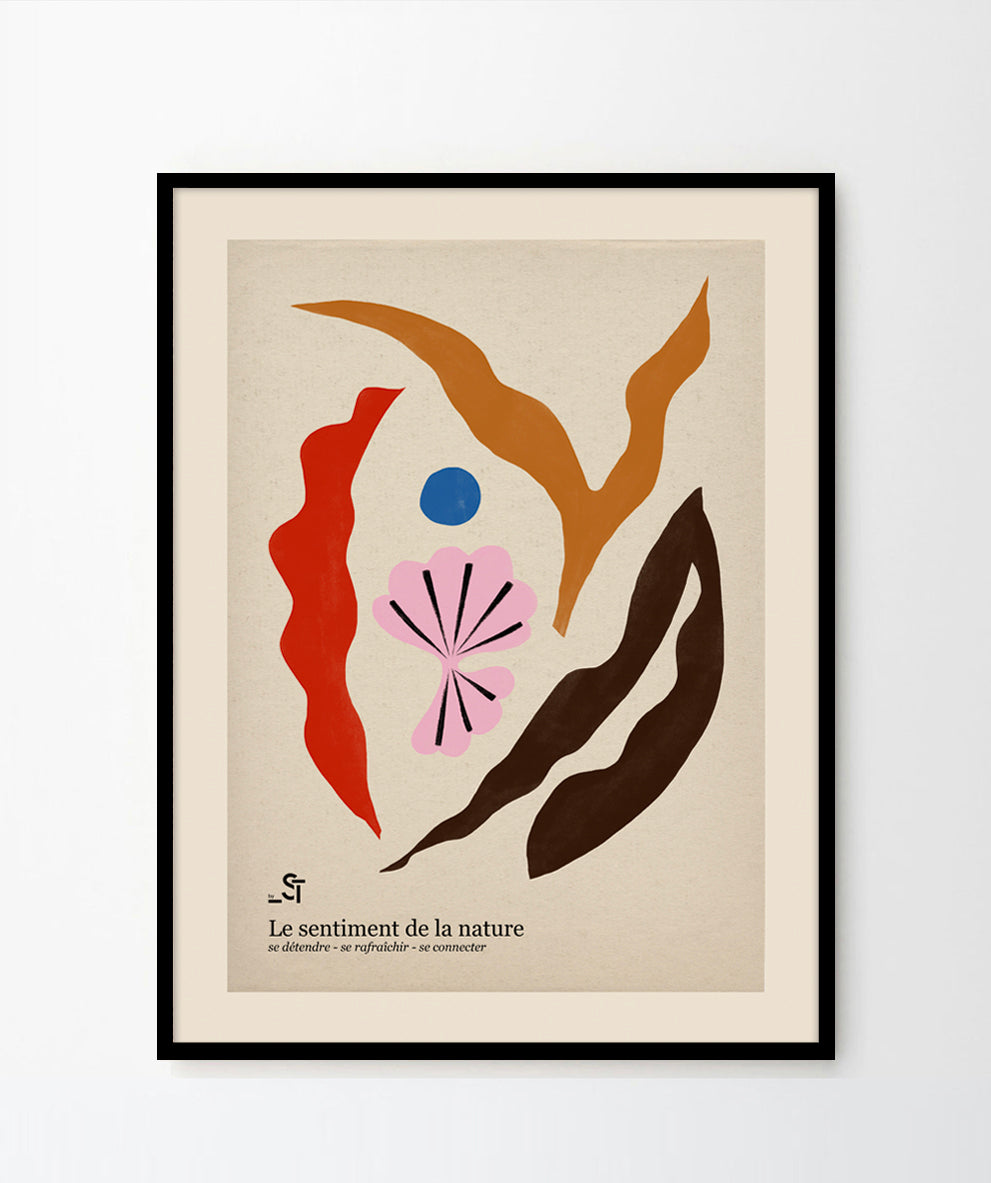 'Le sentiment de la nature' Art Print