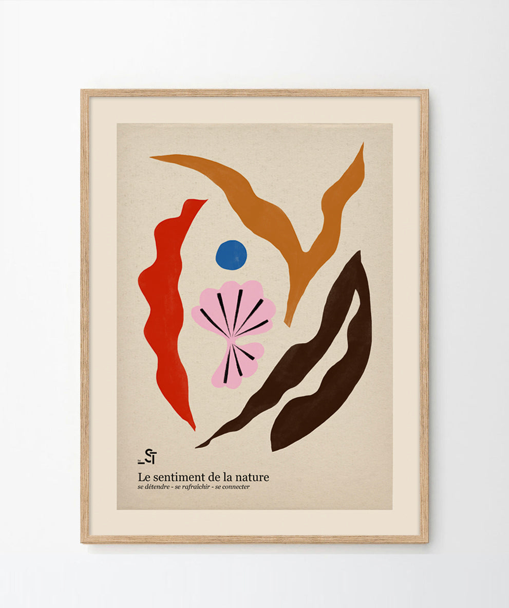 'Le sentiment de la nature' Art Print