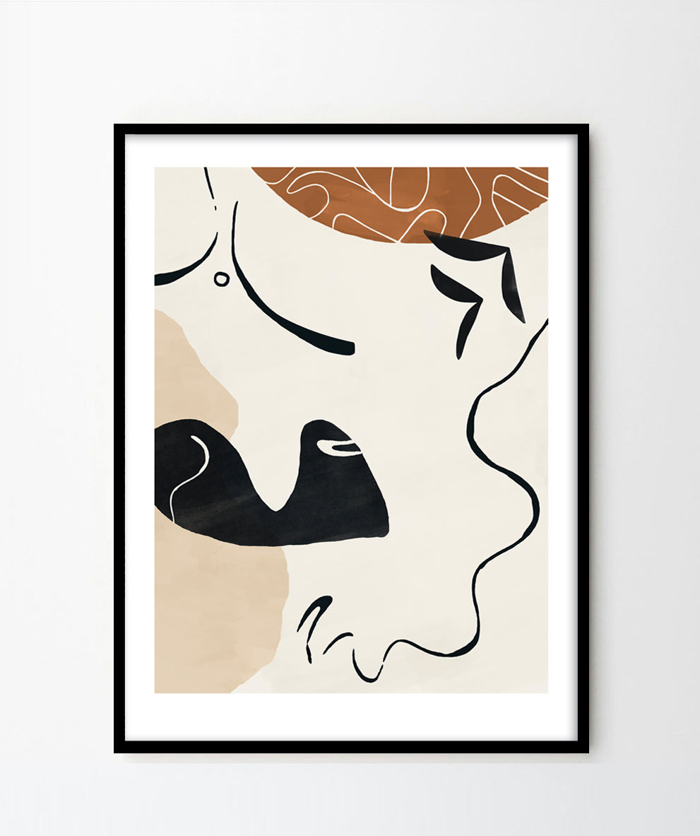 'Female inspired 01' Art Print
