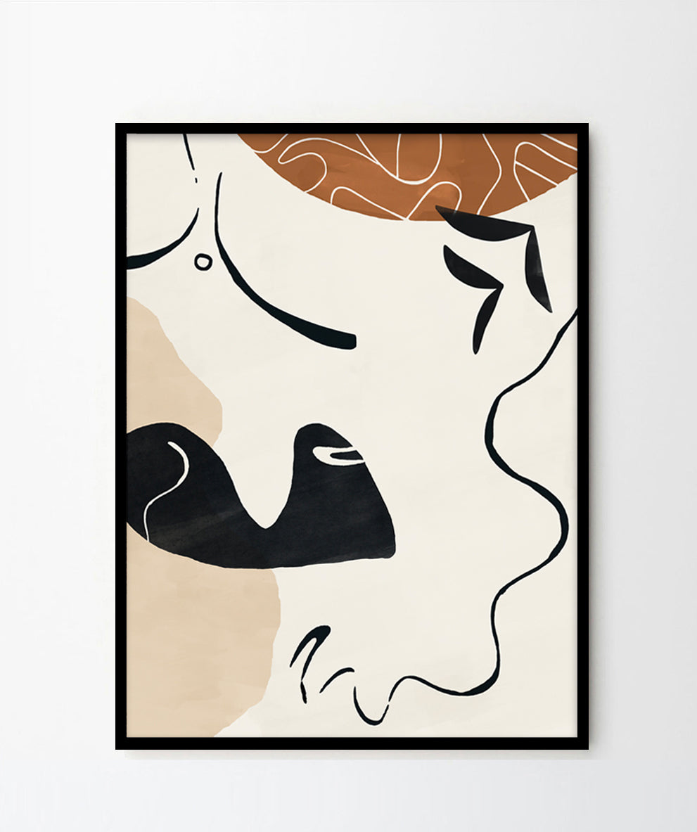 'Female inspired 01' Art Print