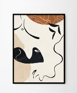'Female inspired 01' Art Print
