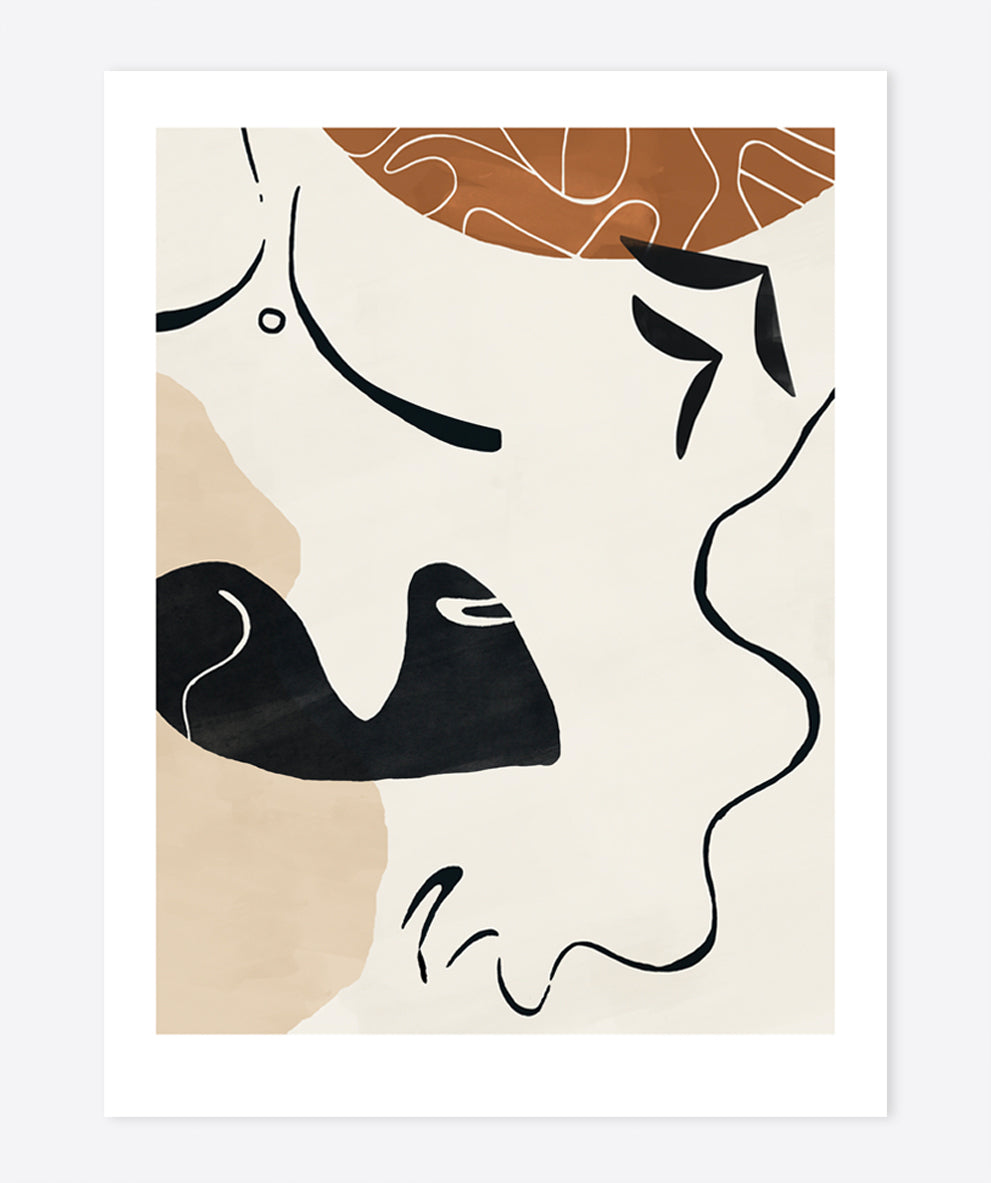 'Female inspired 01' Art Print
