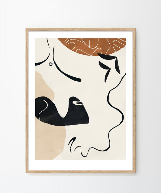 'Female inspired 01' Art Print