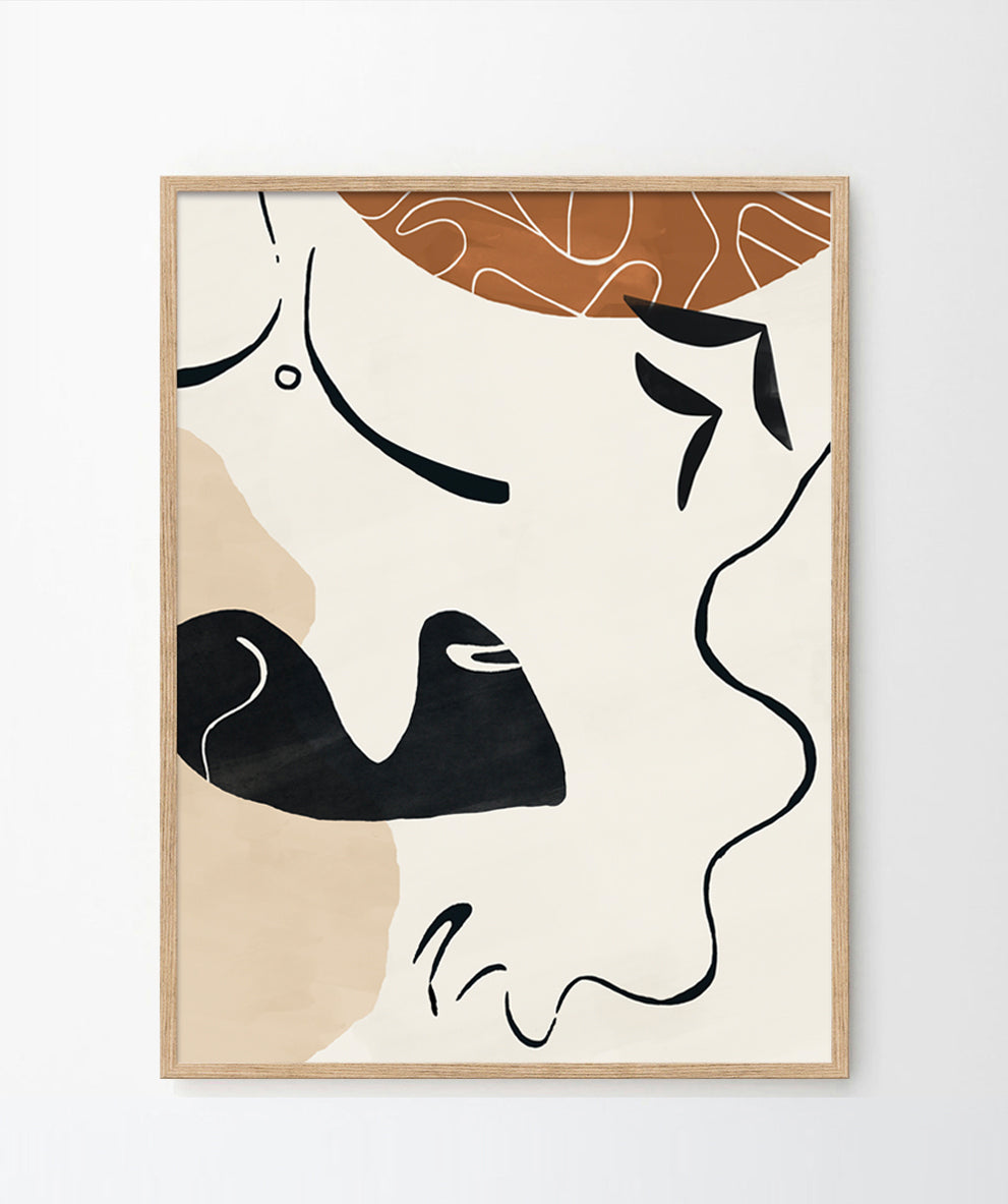 'Female inspired 01' Art Print