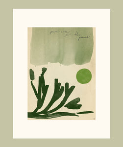 'Go green' Art print