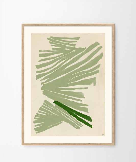 'Just green' Art print