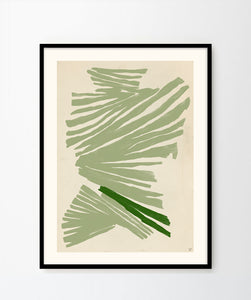 'Just green' Art print
