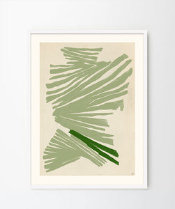 'Just green' Art print