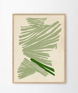 'Just green' Art print