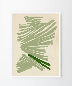 'Just green' Art print