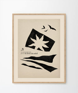 'Le lever de soleil' Art Print