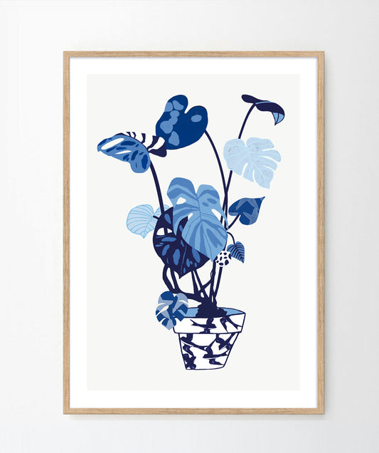 'Monstera Deliciosa' Art Print