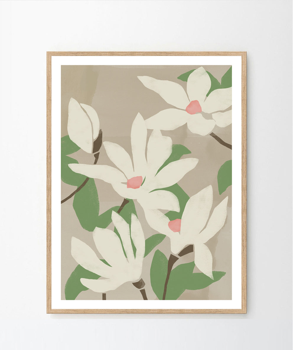 'Magnolia Art Print