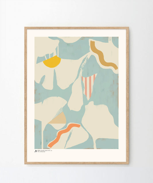 'On a sunny day' Art print