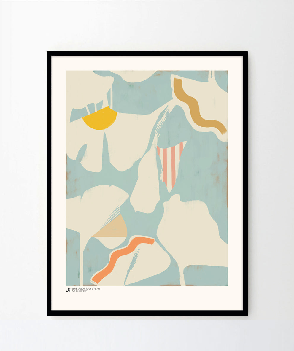 'On a sunny day' Art print