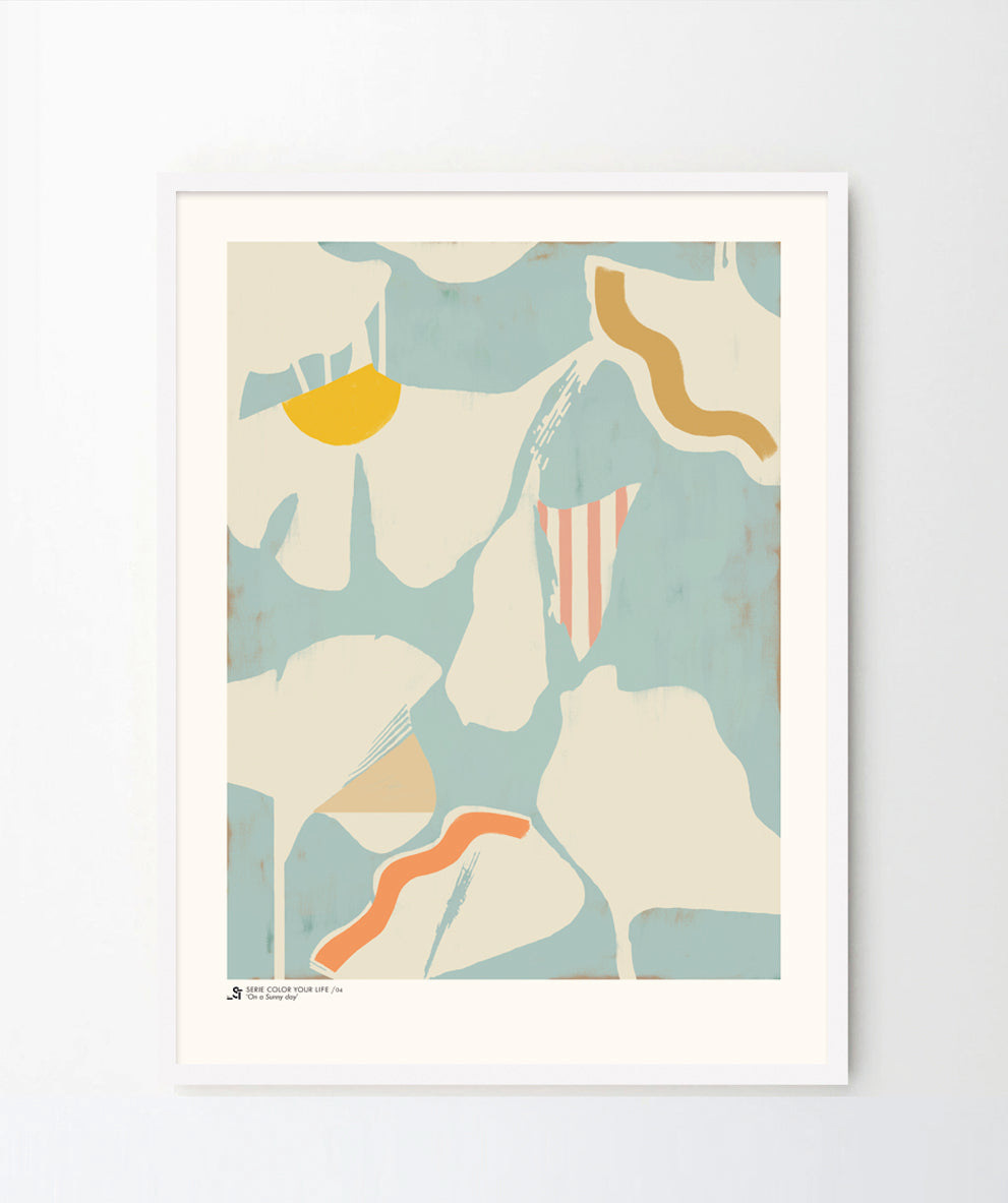 'On a sunny day' Art print