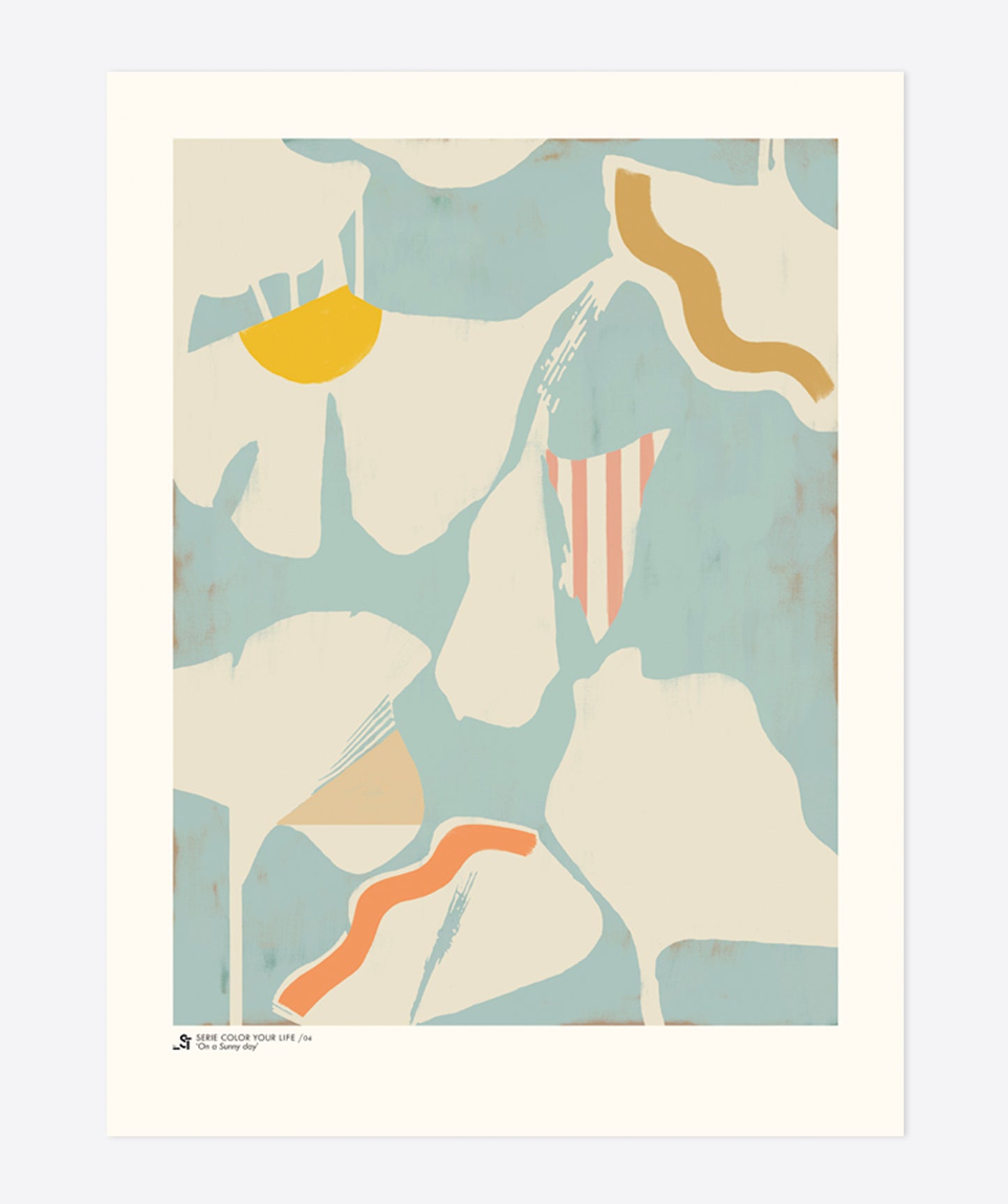 'On a sunny day' Art print
