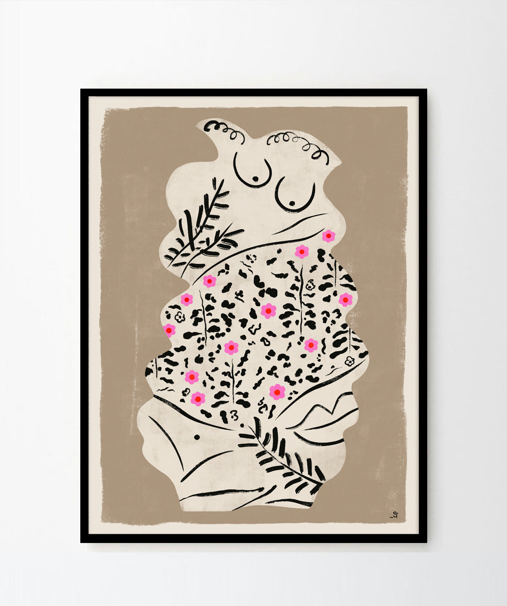 'SHE-Vase' Art Print
