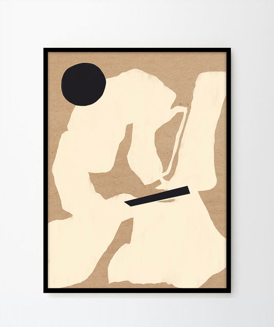 'Sculpture #1' Art Print