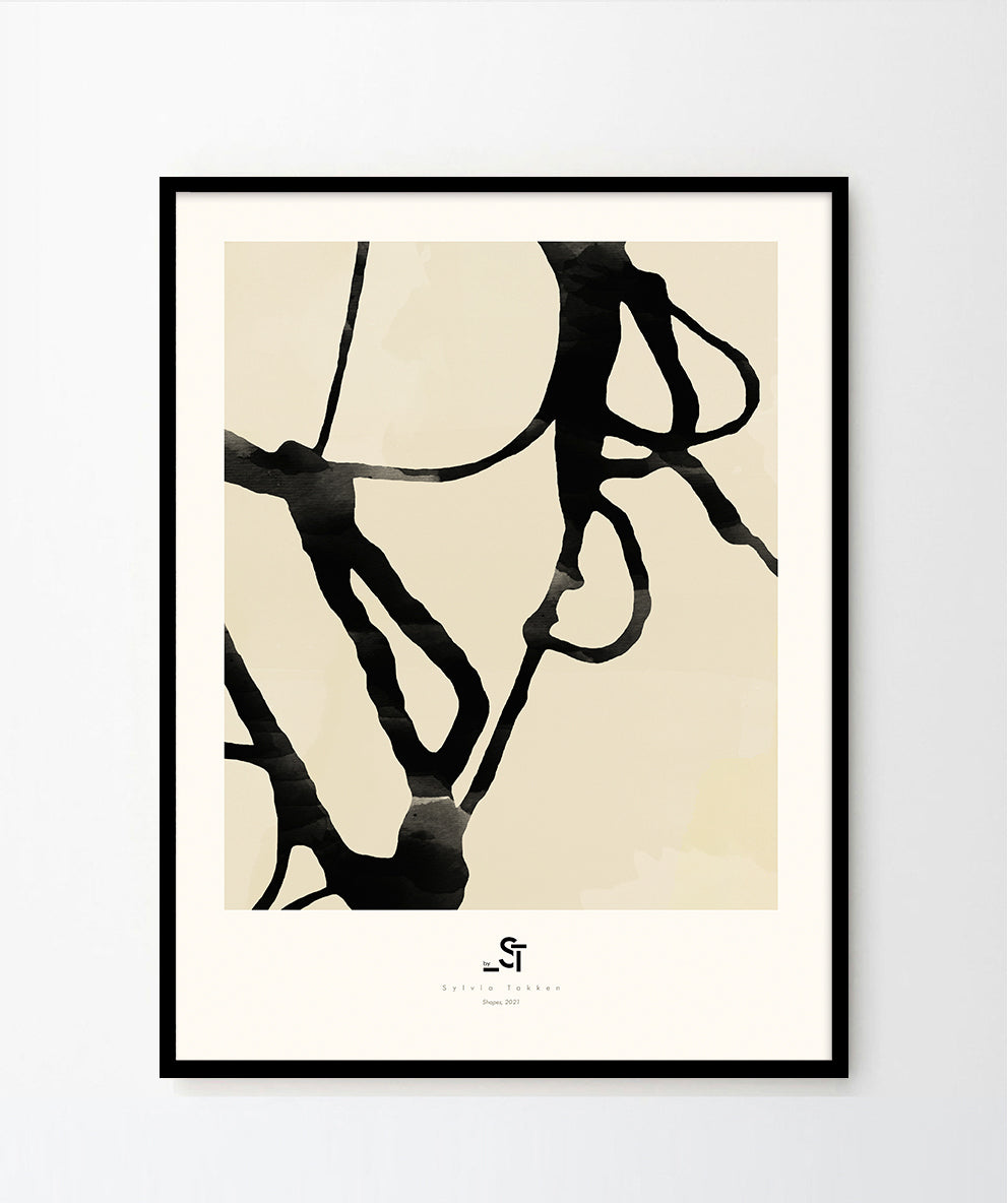 'Shapes' Art Print