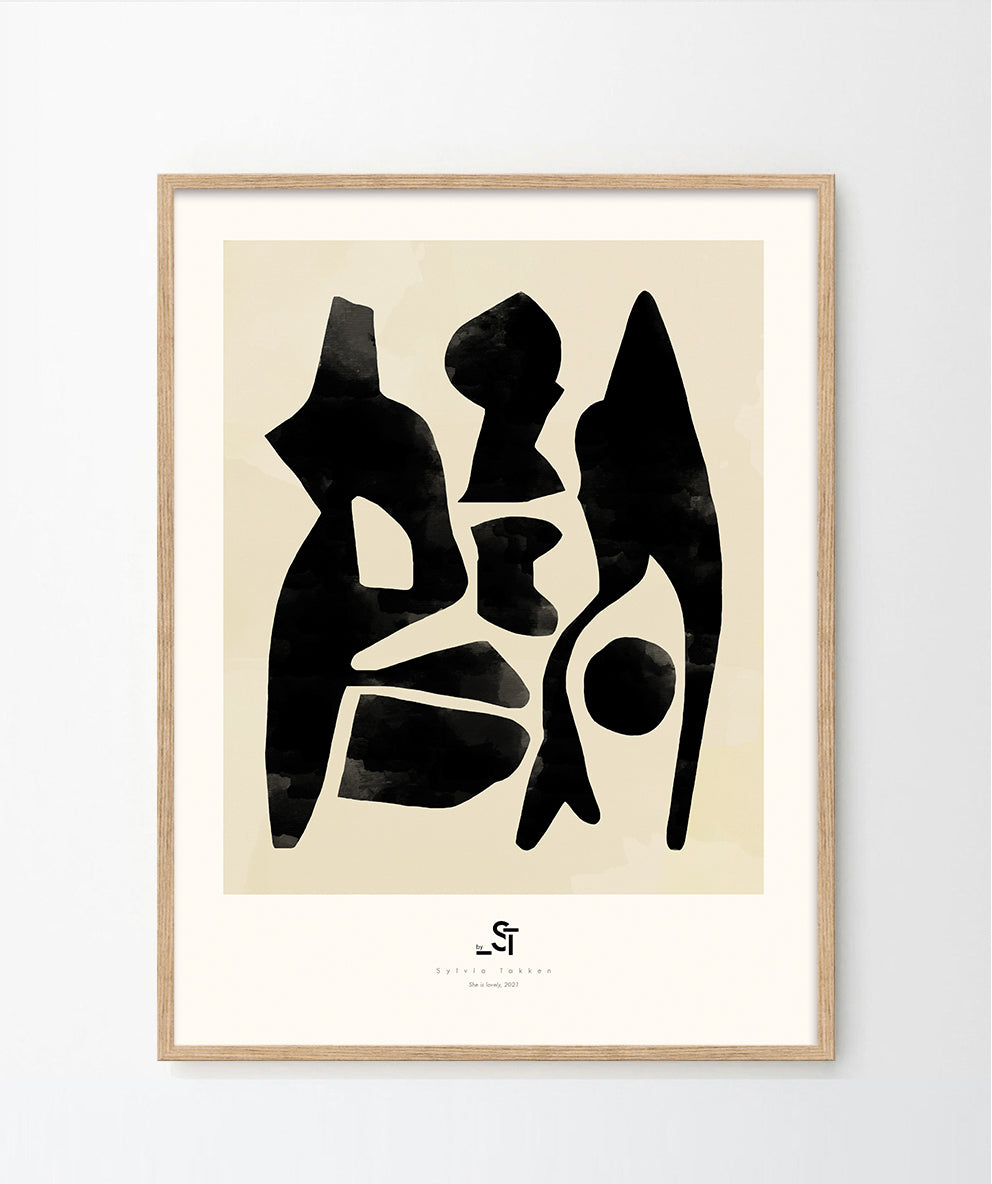 'She is lovely' Art Print