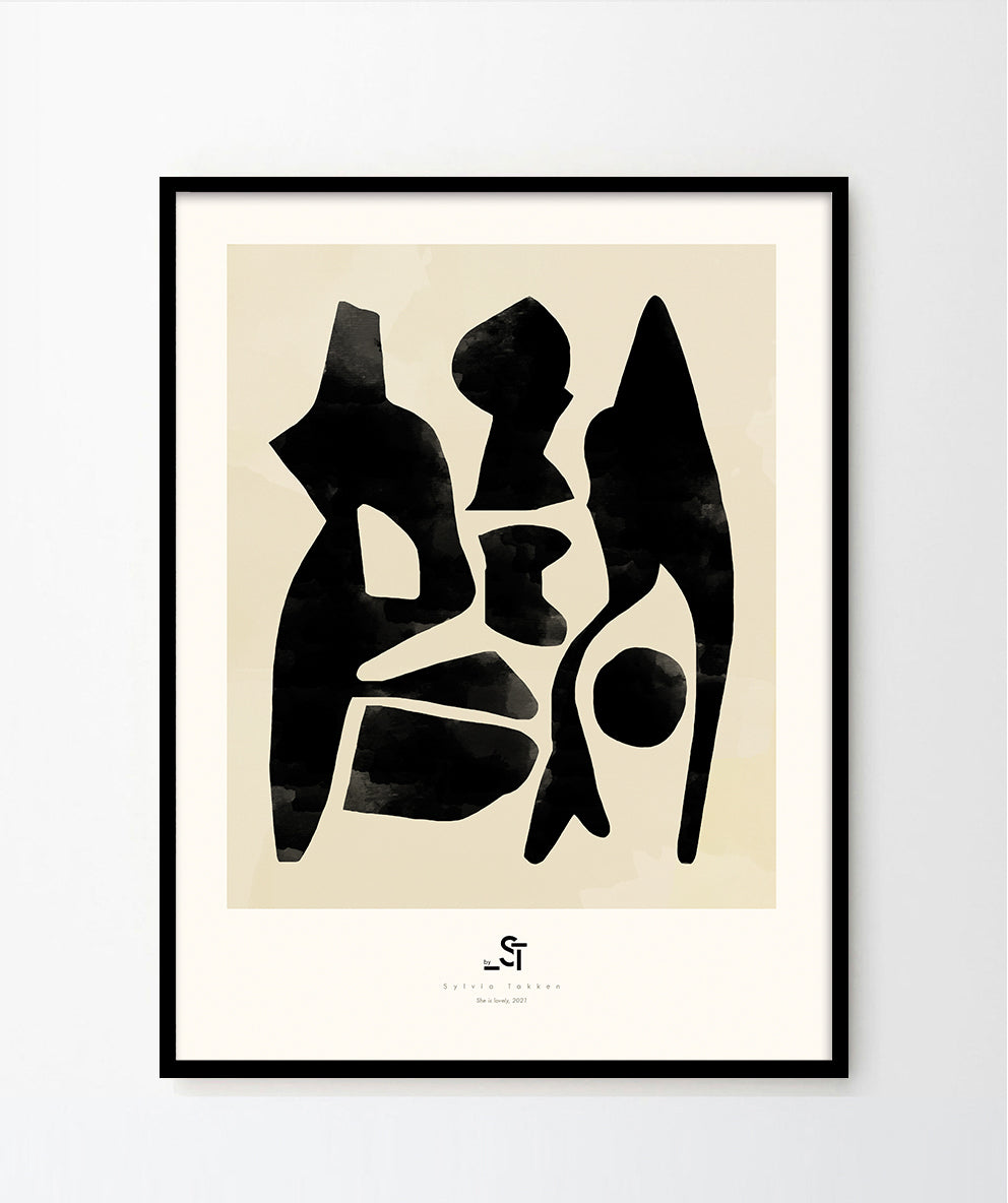 'She is lovely' Art Print