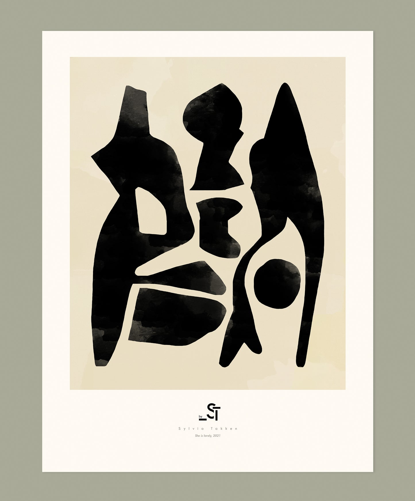'She is lovely' Art Print