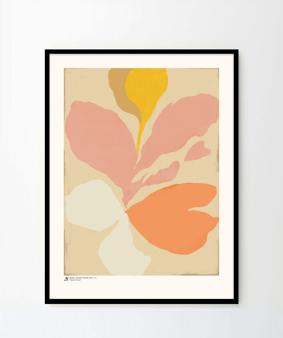 'Touch of sun' Art print