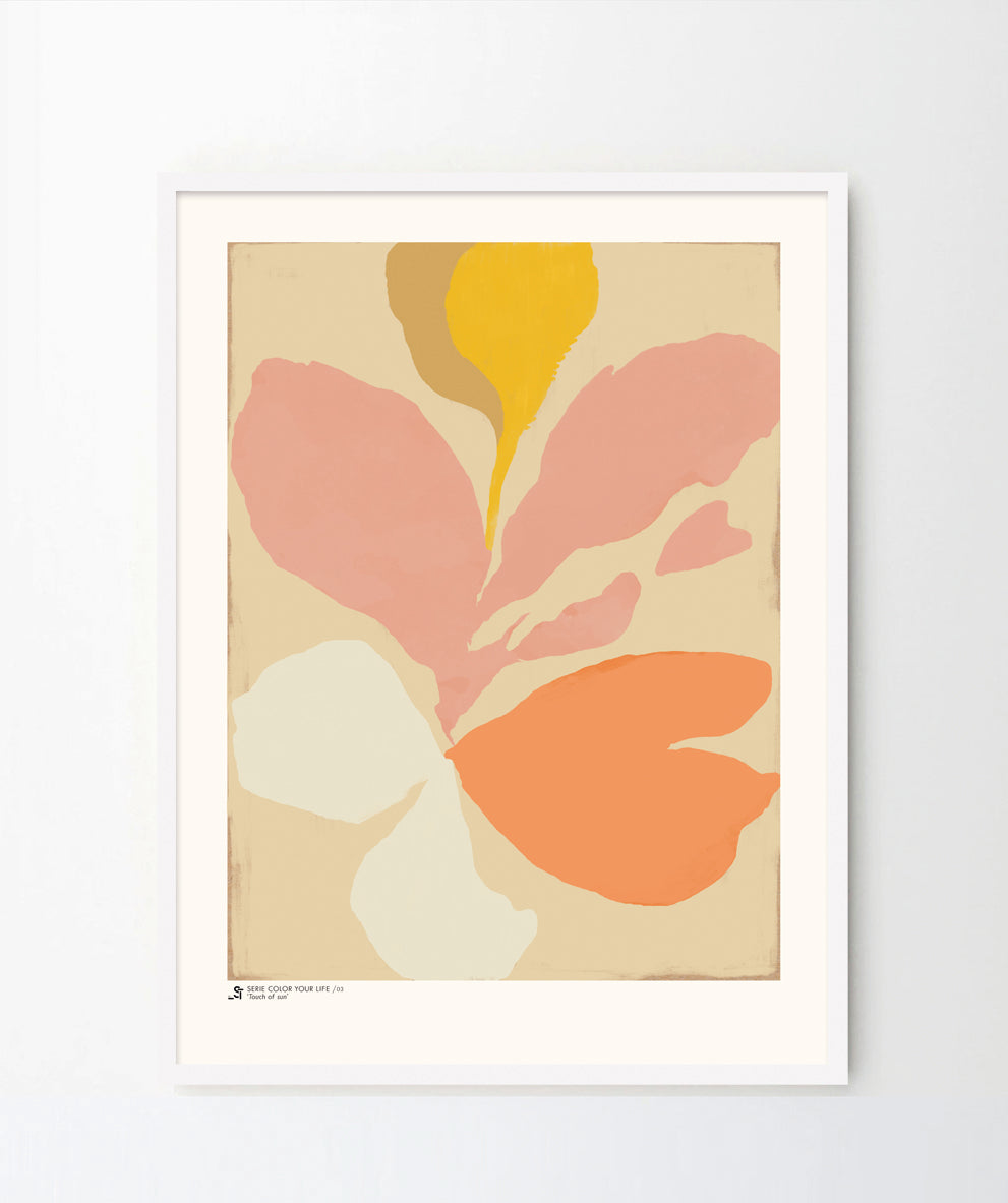 'Touch of sun' Art print