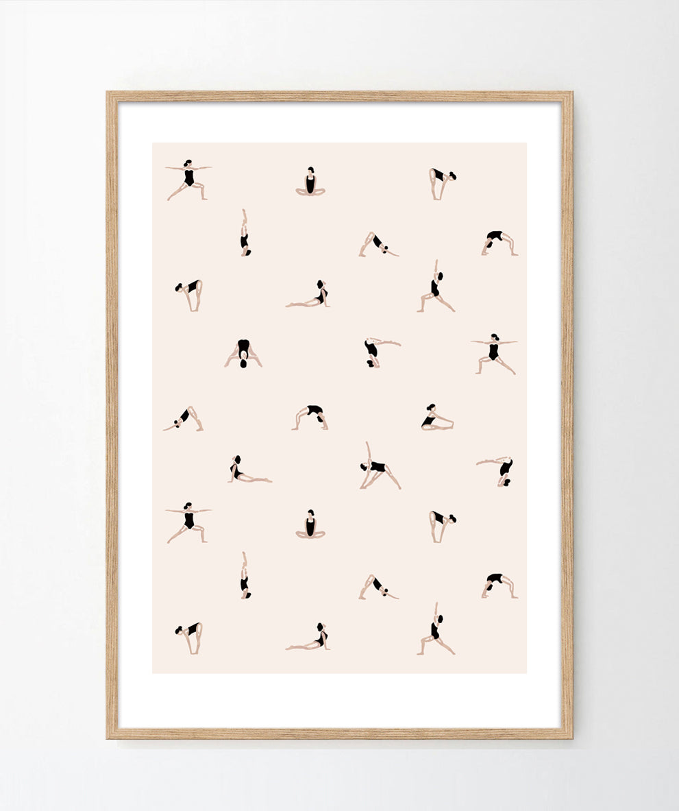 'Yoga' Art Print