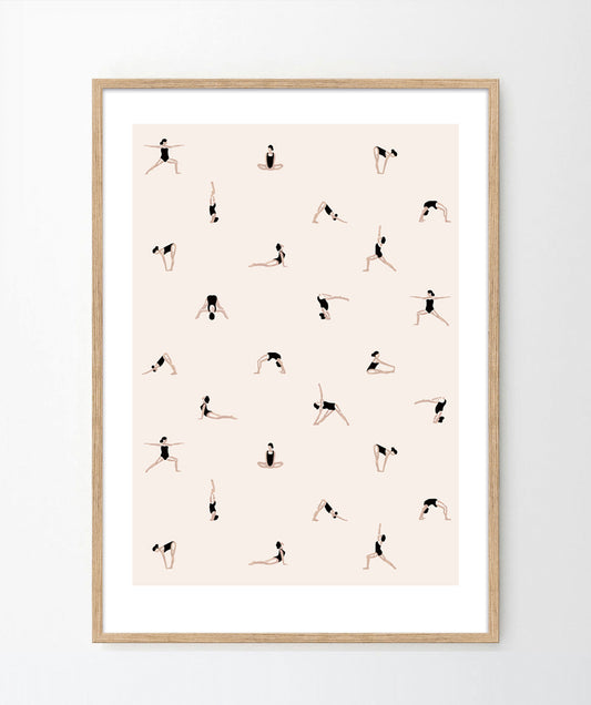 'Yoga' Art Print